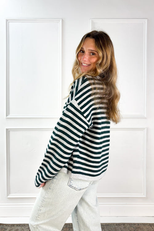Dover Striped Cardigan