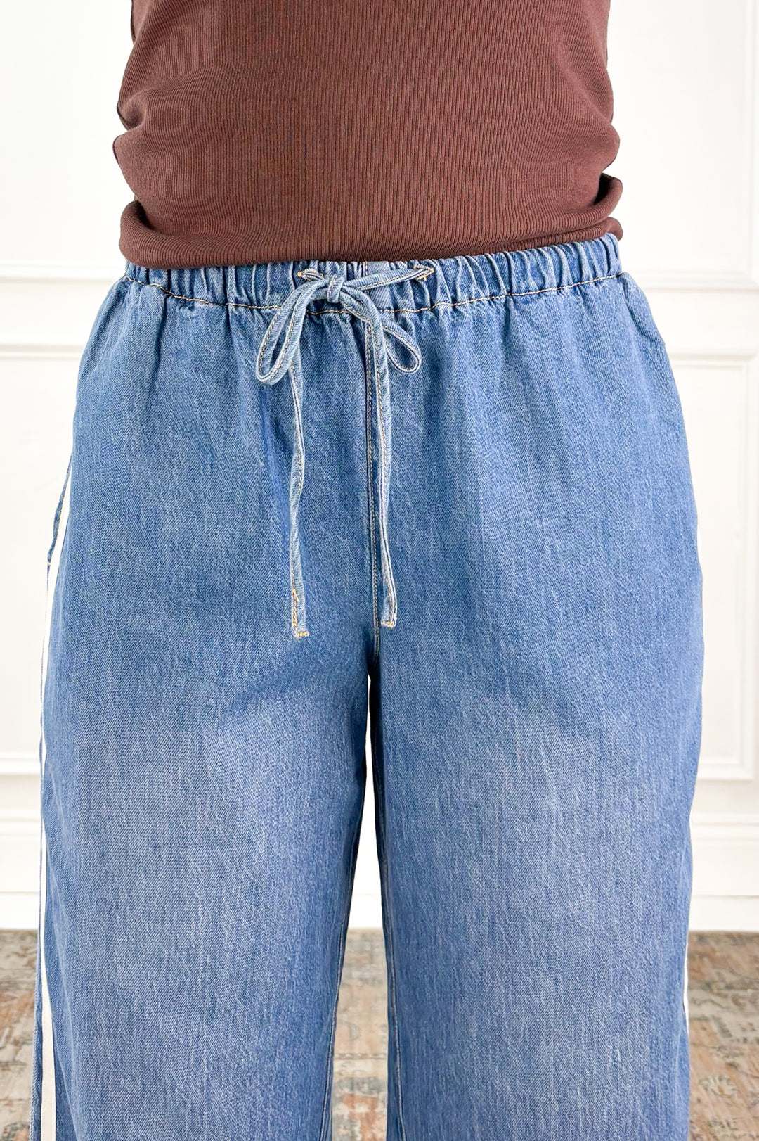 The Sidelines Denim Track Pant