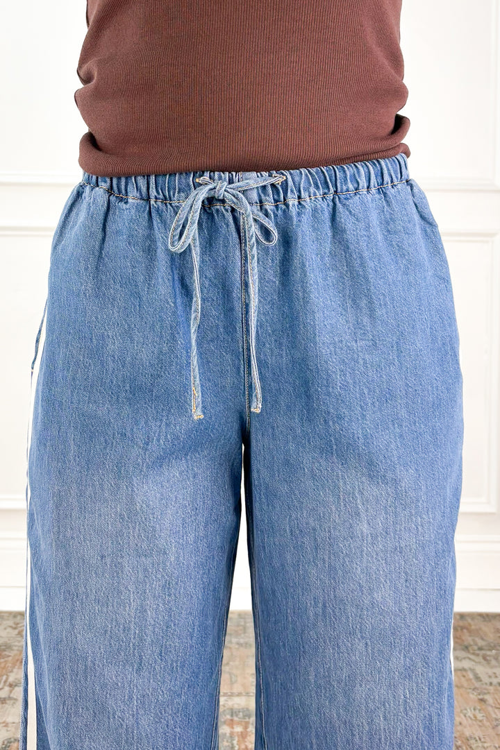 The Sidelines Denim Track Pant