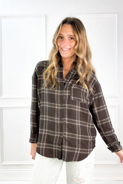 River Plaid Button Up by Z Supply