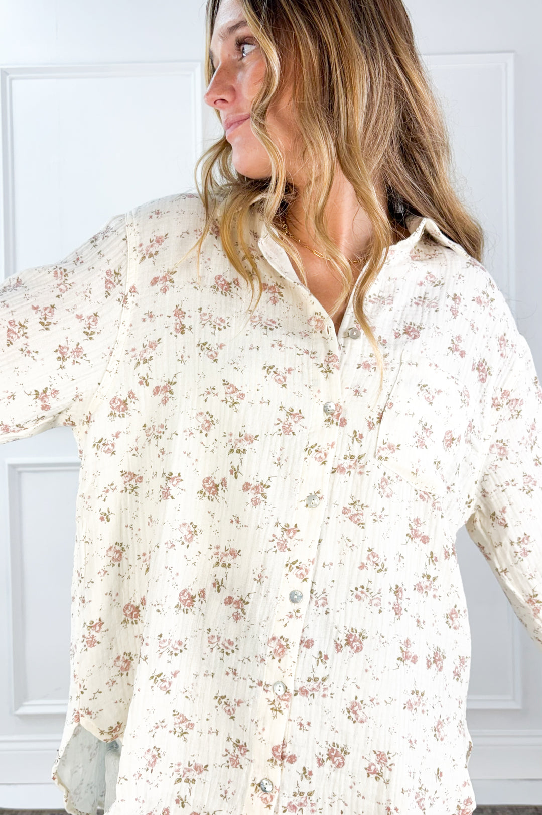 Sweetly Yours Floral Blouse