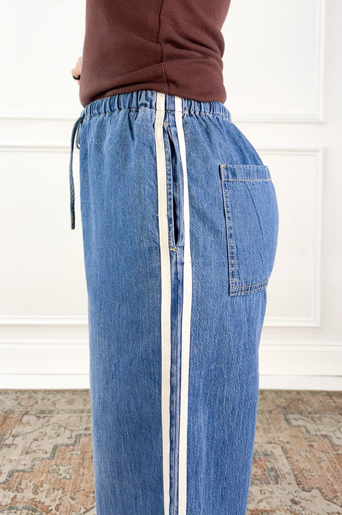 The Sidelines Denim Track Pant