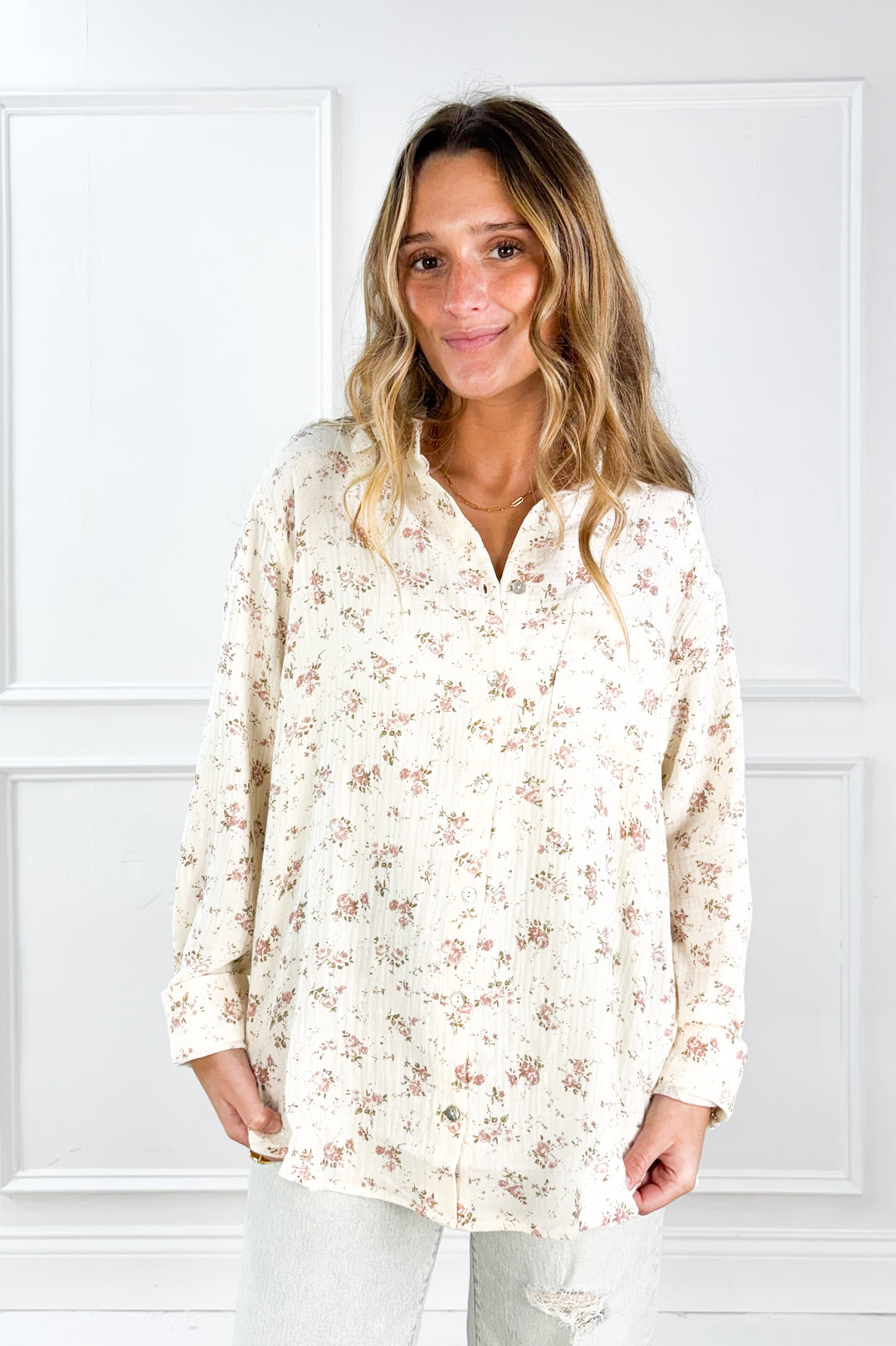 Sweetly Yours Floral Blouse