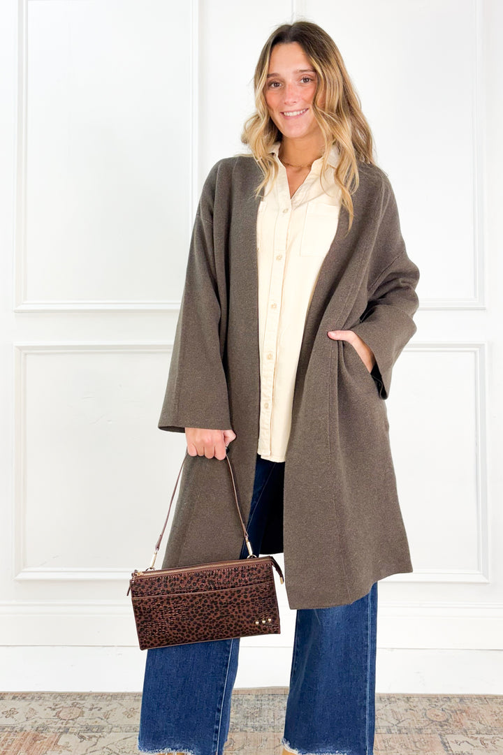 Open Front Sweater Coat