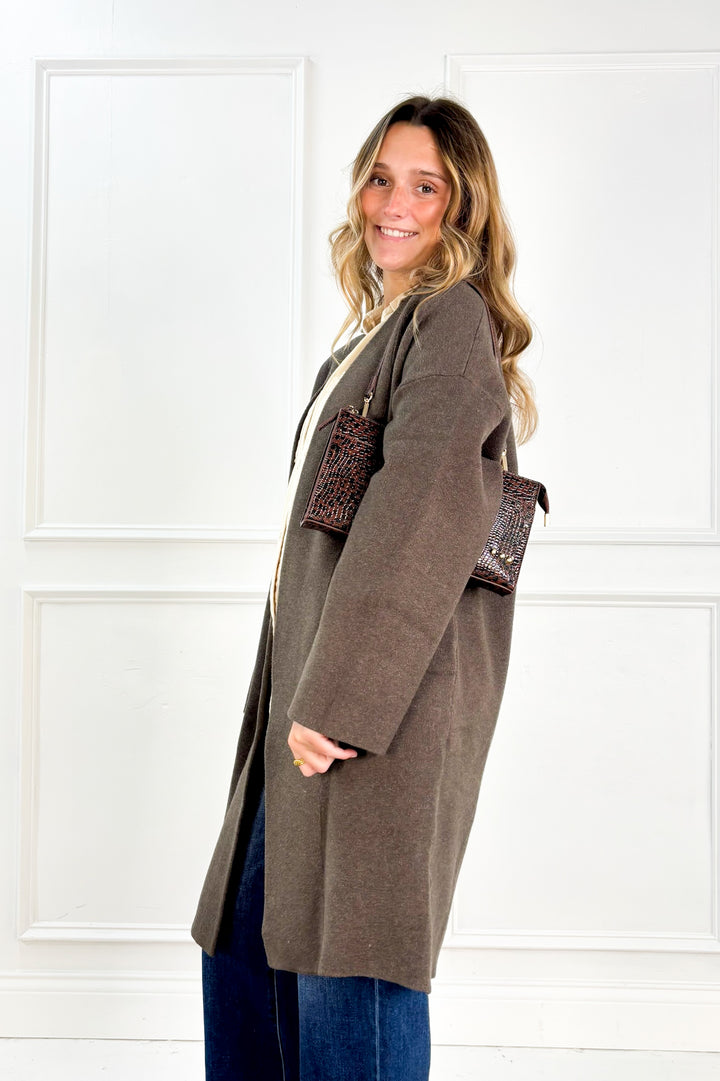 Open Front Sweater Coat