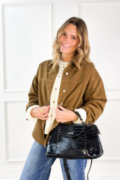 Brown Denim Jacket