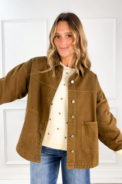 Brown Denim Jacket