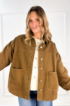 Brown Denim Jacket