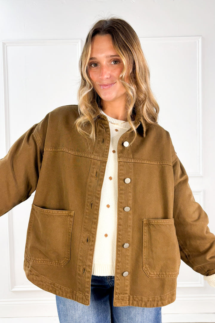 Brown Denim Jacket