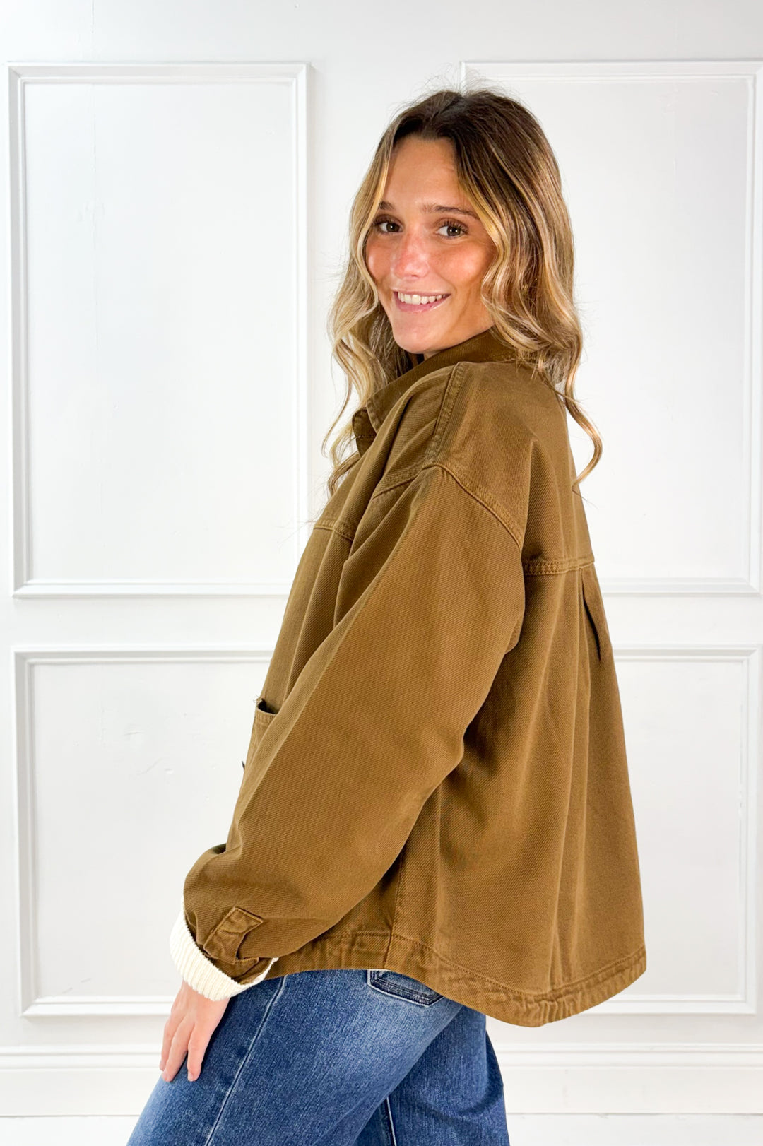 Brown Denim Jacket