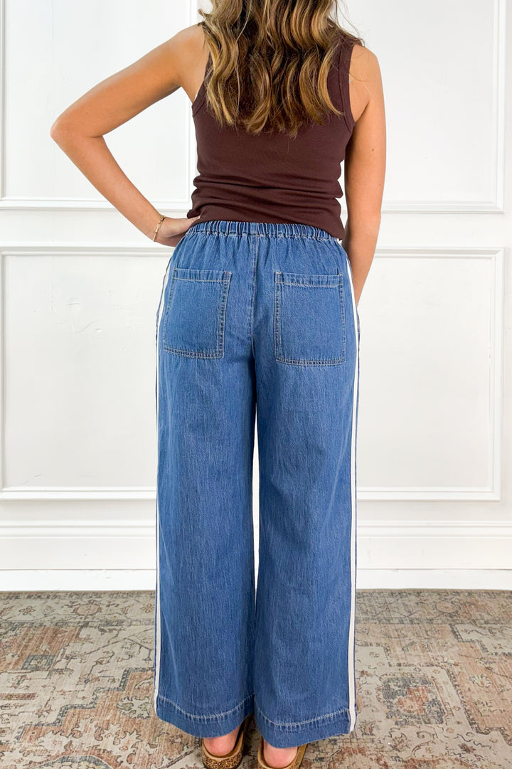 The Sidelines Denim Track Pant