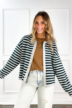 Dover Striped Cardigan