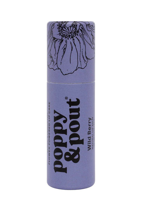 Poppy & Pout Wild Berry Lip Balm