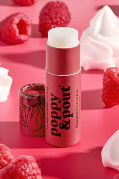 Poppy & Pout Raspberry Creme Lip Balm