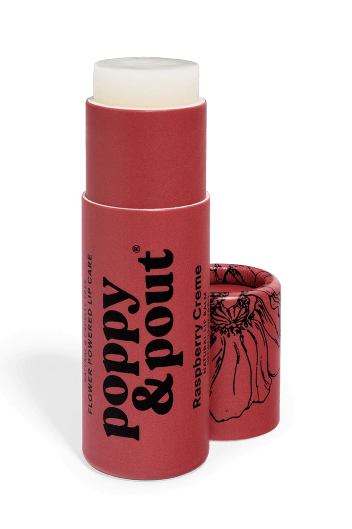 Poppy & Pout Raspberry Creme Lip Balm