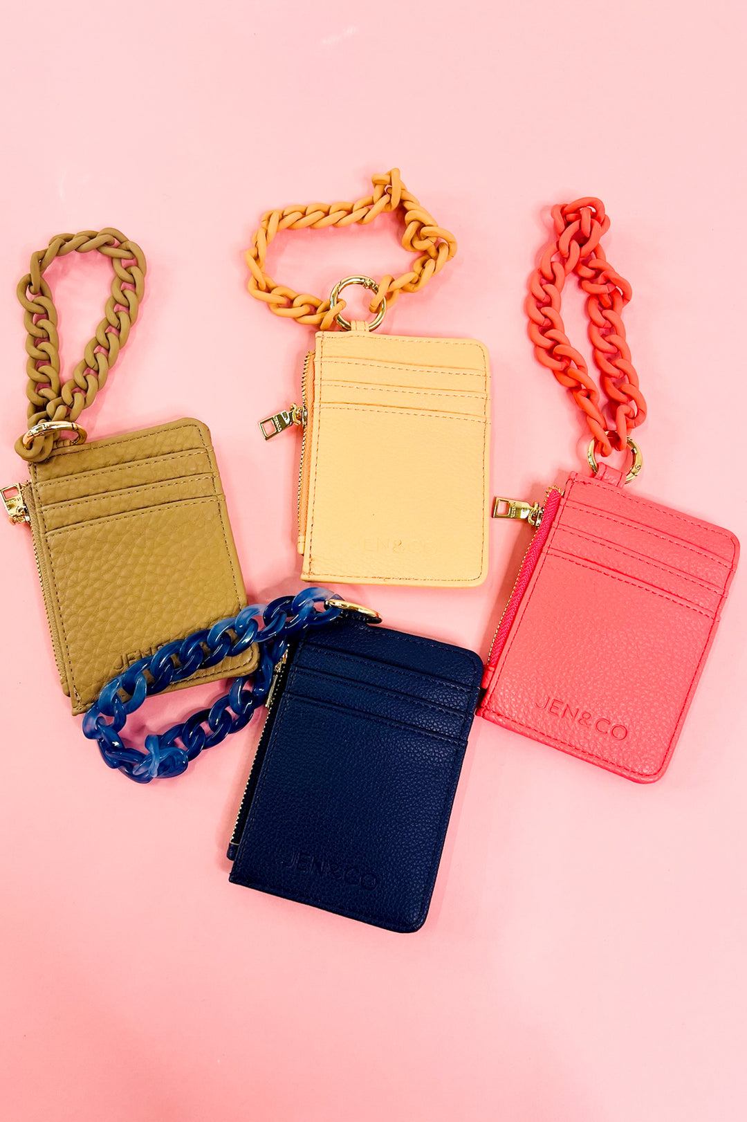 Rhodes Quilted Wallet w/ Chain Bangle