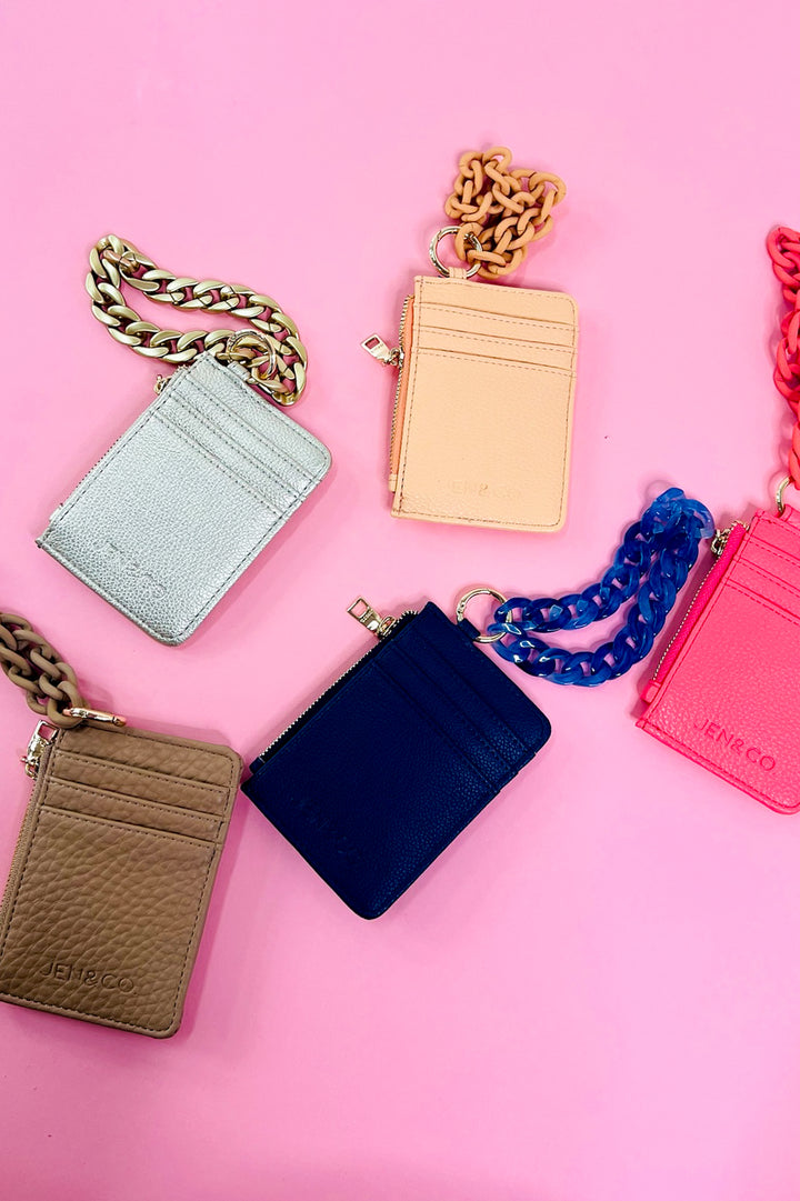 Rhodes Quilted Wallet w/ Chain Bangle