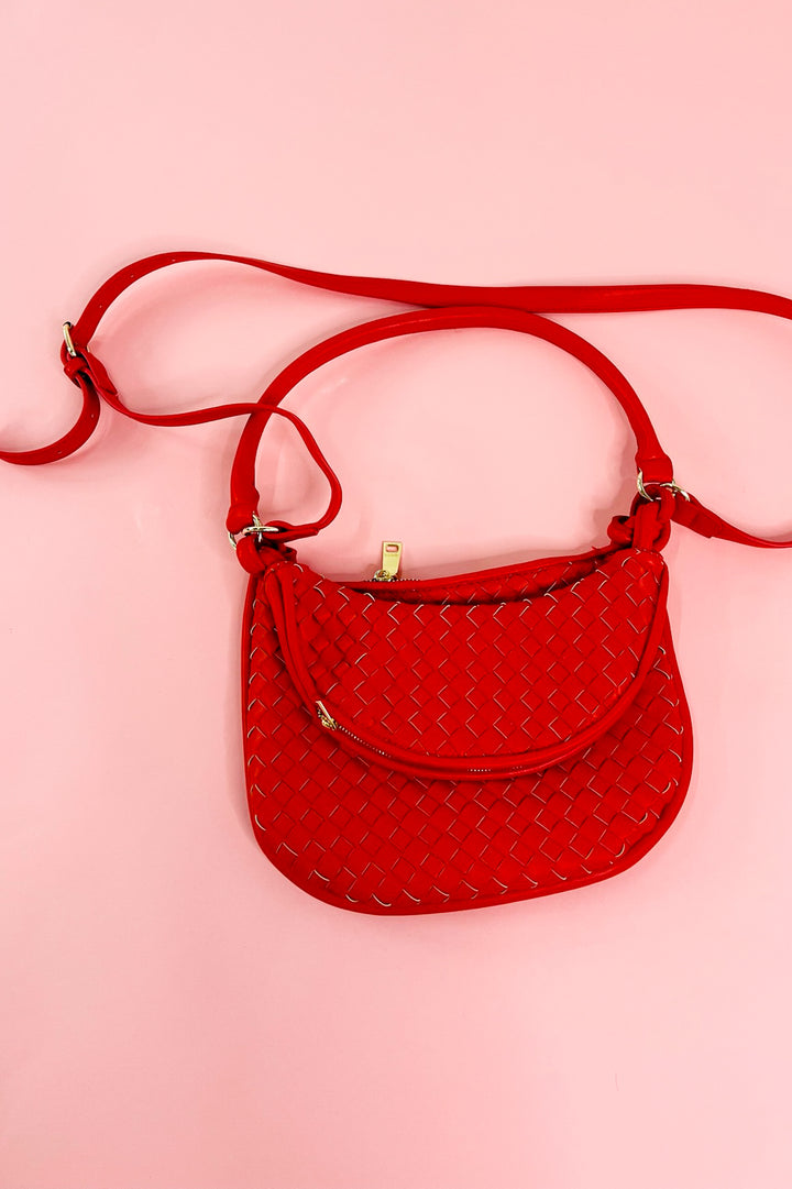 Kaylor Woven Crossbody w/ Pouch