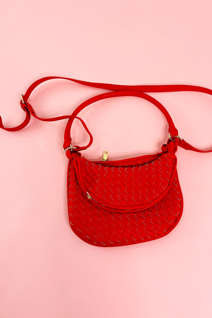 Kaylor Woven Crossbody w/ Pouch
