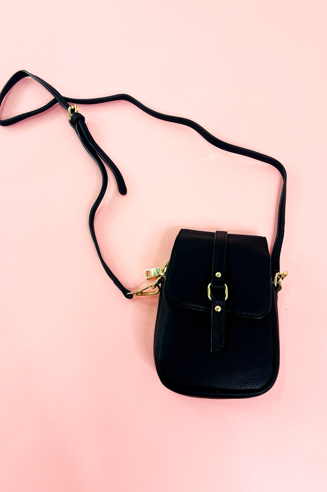 Summer Dual Zip Compartment Crossbody w/ Snap Closure