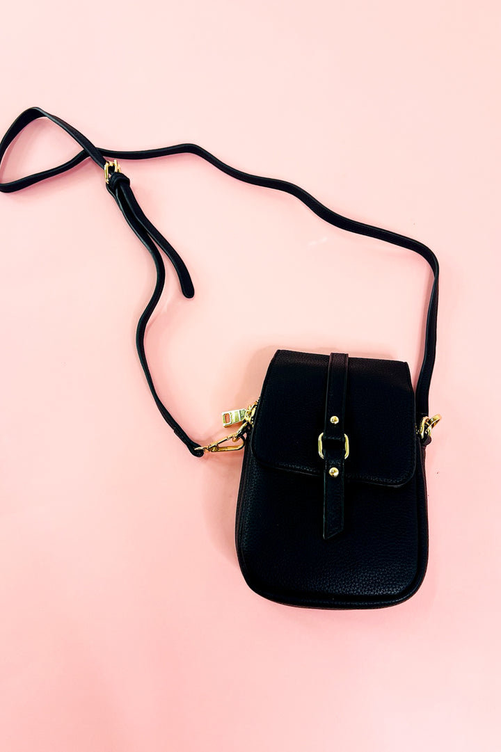 Summer Dual Zip Compartment Crossbody w/ Snap Closure