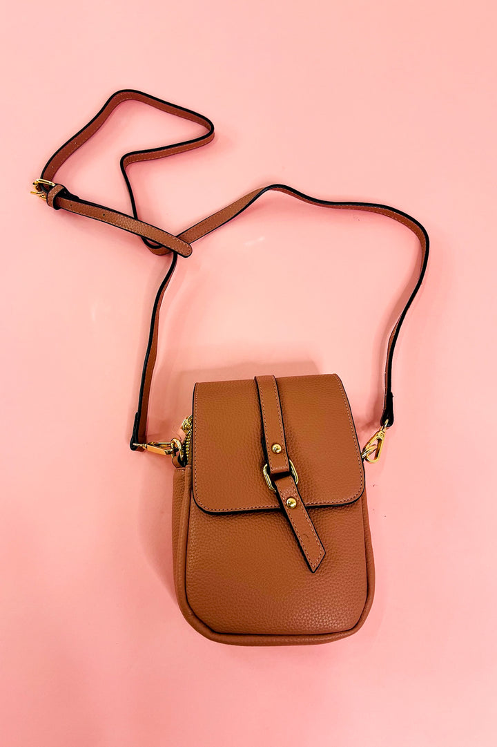 Summer Dual Zip Compartment Crossbody w/ Snap Closure