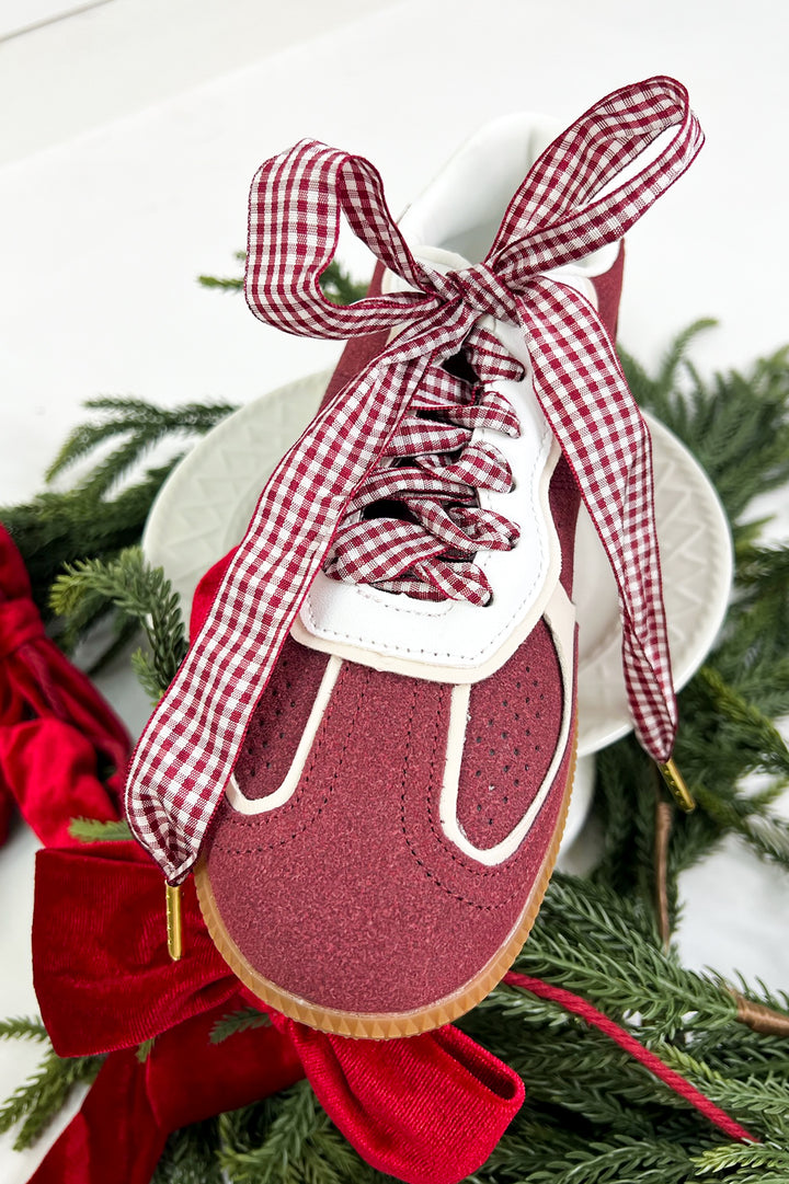Step It Up Gingham Shoelaces