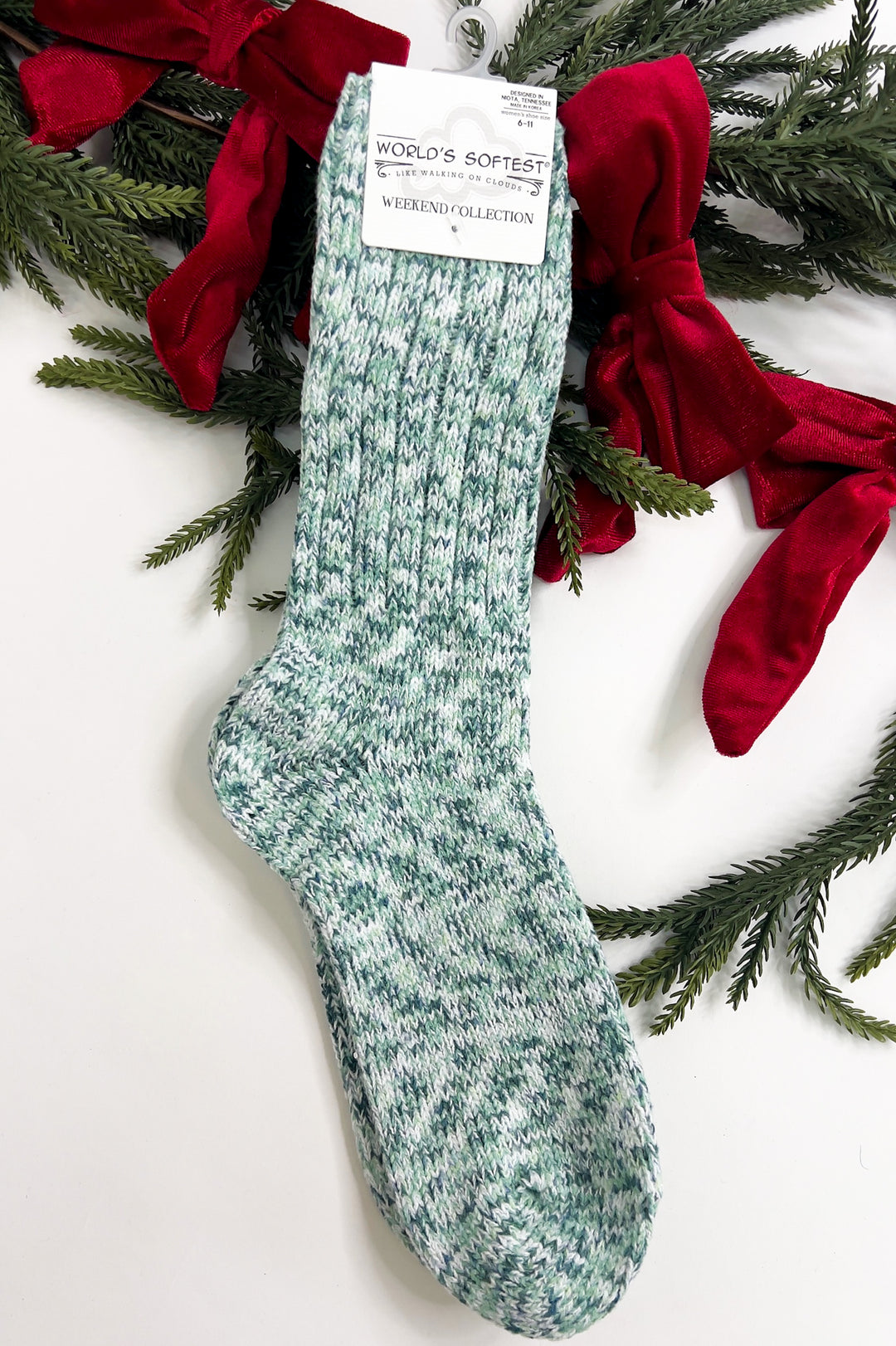 Holiday Ragg Crew Women’s Socks