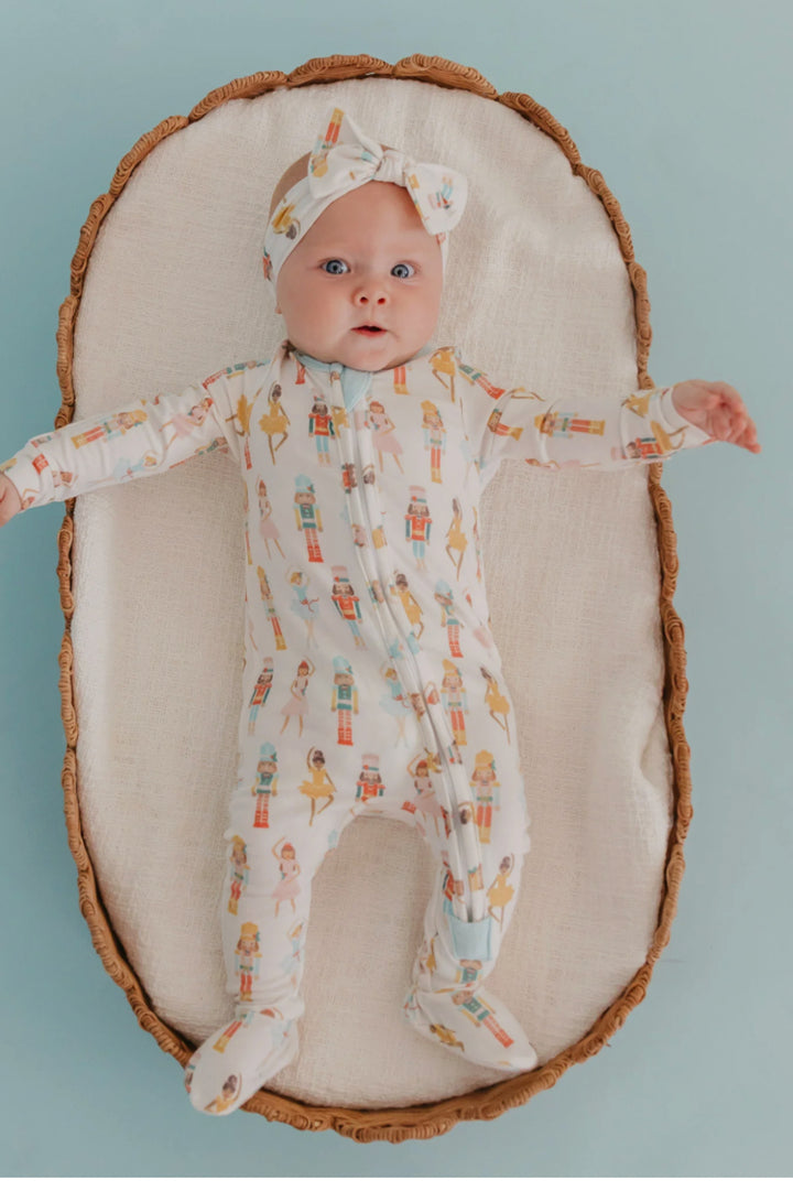 Juliet Zip Up Footie Pajamas | Copper Pearl