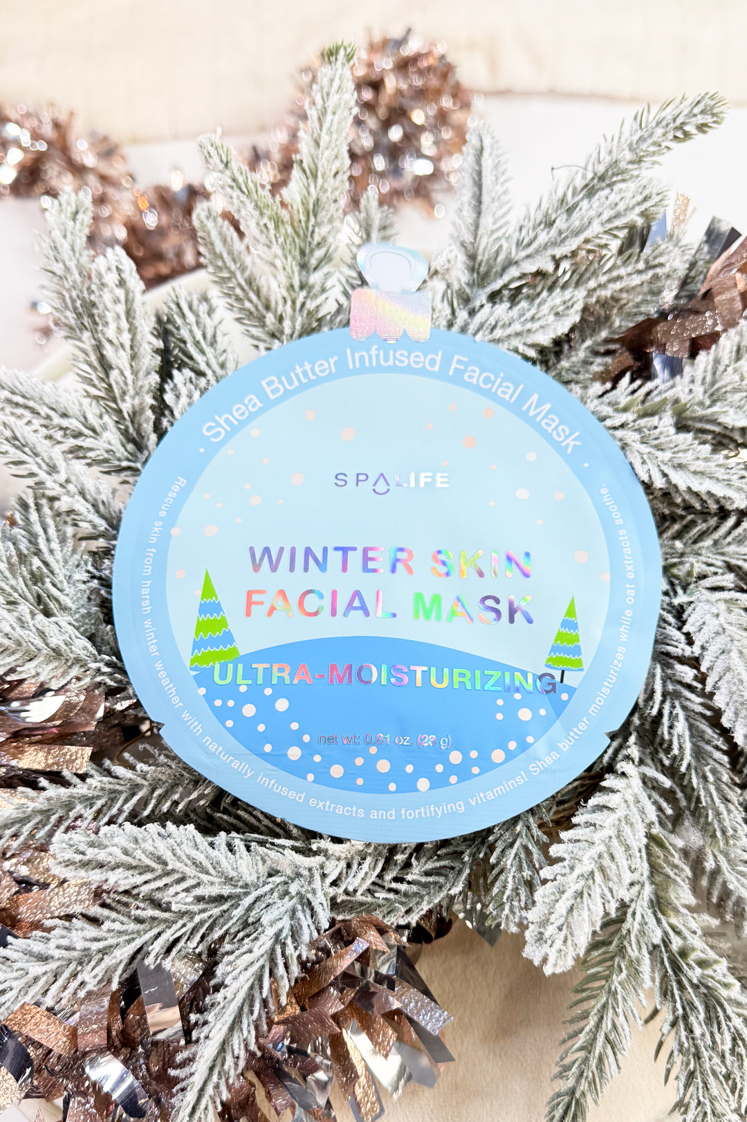 Christmas Holiday Winter Skin Soothing Facial Mask