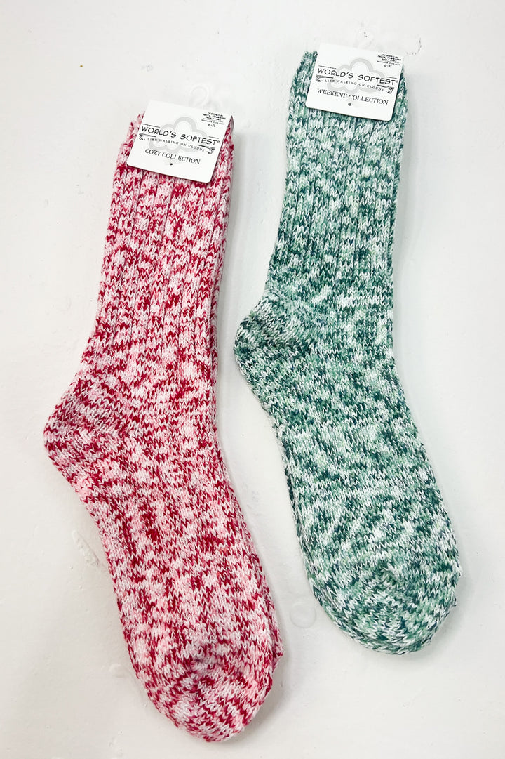 Holiday Ragg Crew Women’s Socks