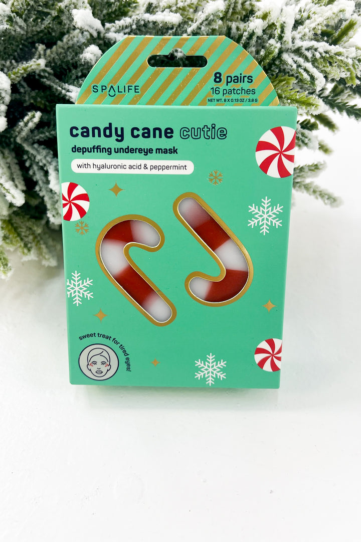 Christmas Holiday Candy Cane Cutie Depuffing Undereye Masks