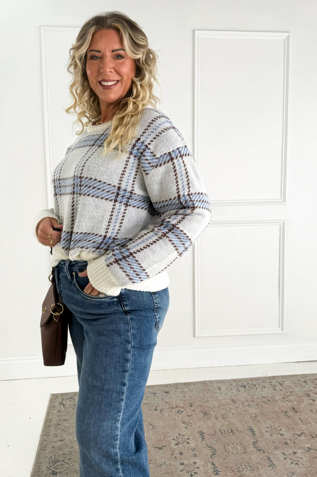 Z Supply Junction Plaid Sweater
