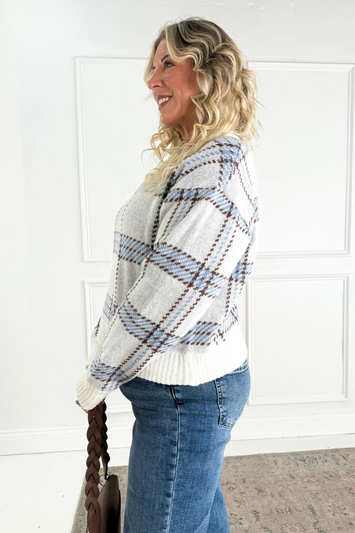 Z Supply Junction Plaid Sweater
