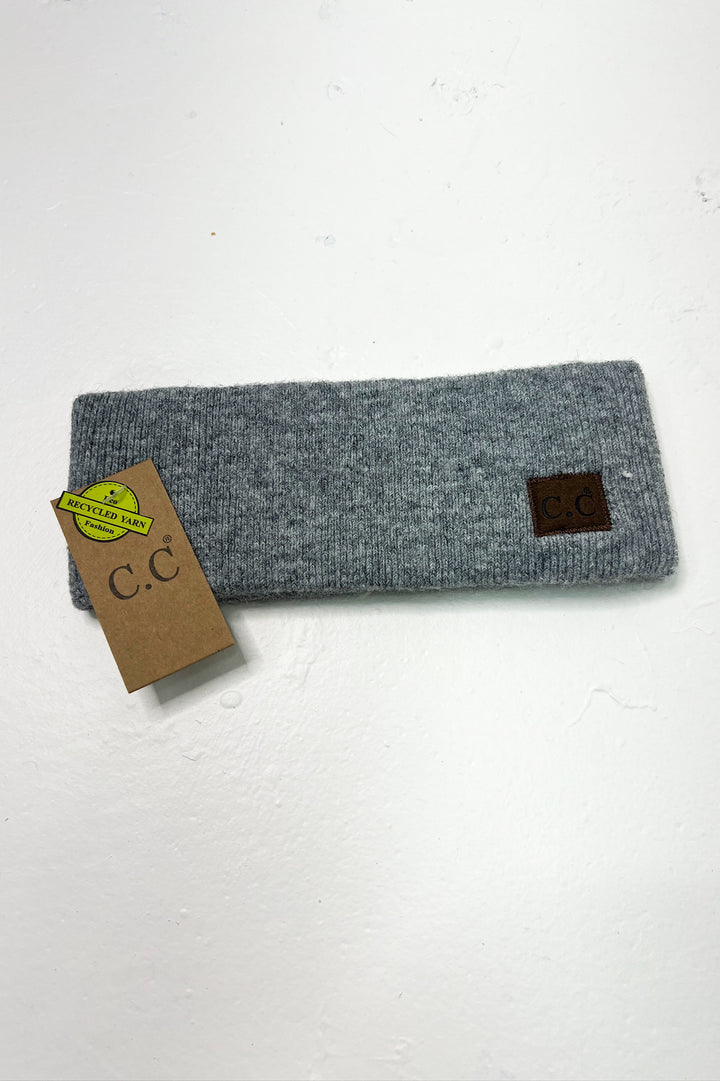 C.C Heather Knit Plain Head Wrap