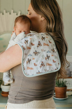 Boone Burp Cloth Set (3-Pack) | Copper Pearl