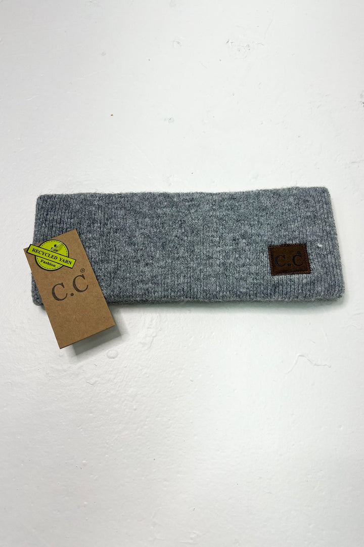 C.C Heather Knit Plain Head Wrap