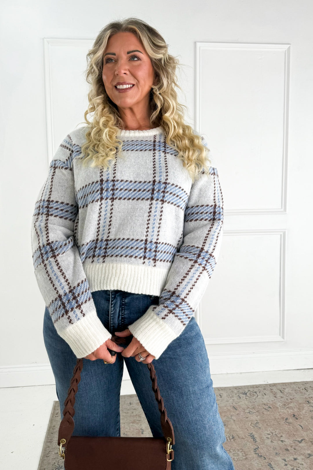 Z Supply Junction Plaid Sweater