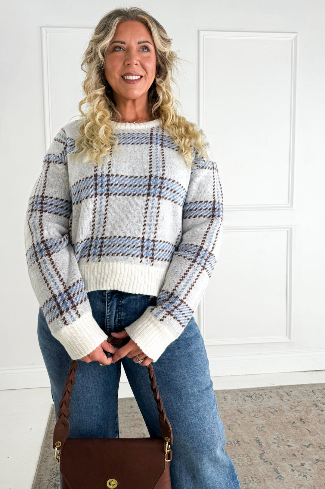 Z Supply Junction Plaid Sweater