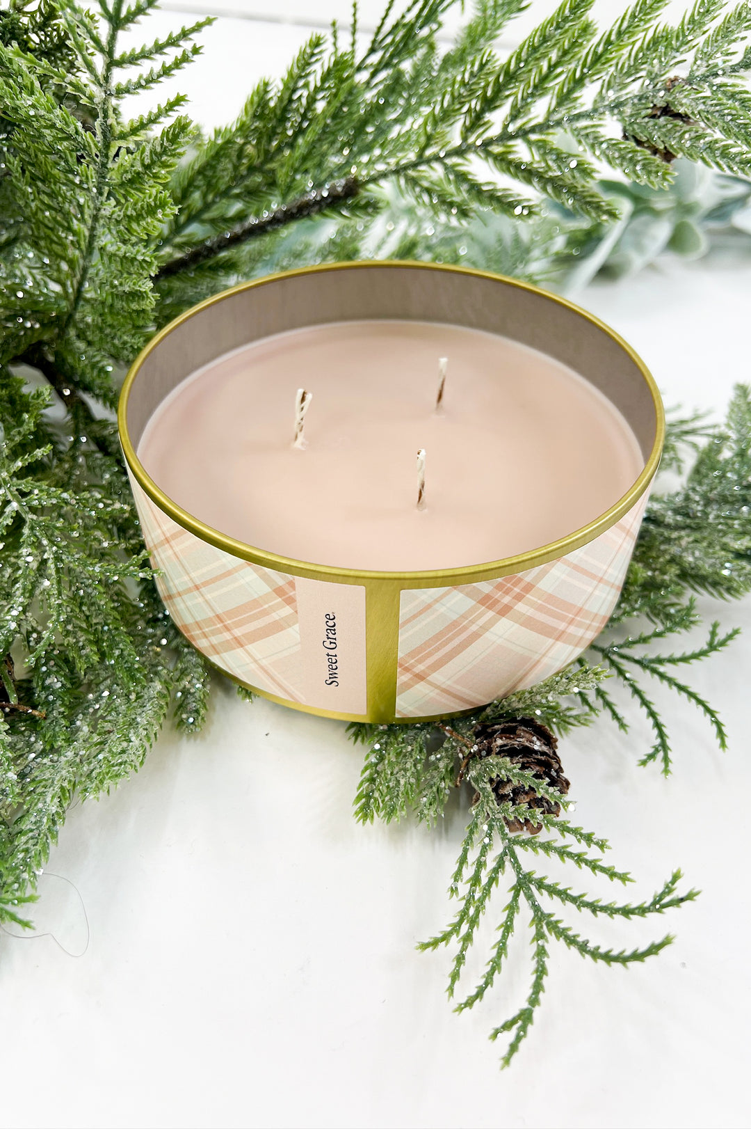 Holiday 3 Wick Candle | Sweet Grace