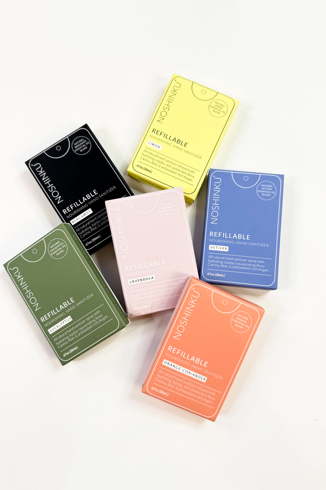 Refillable Moisturizing Pocket Hand Sanitizers