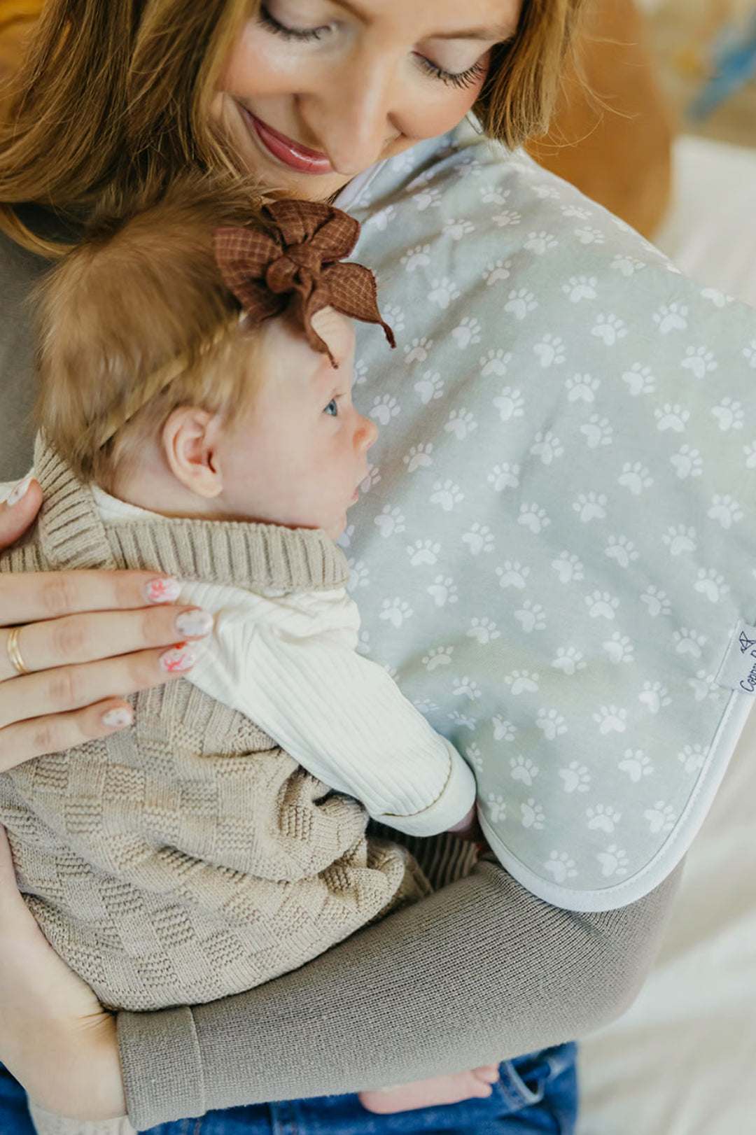 Rufus Burp Cloth Set (3-Pack) | Copper Pearl