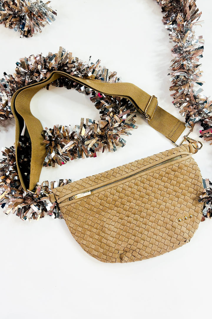 Suede Westlyn Woven Bum Bag