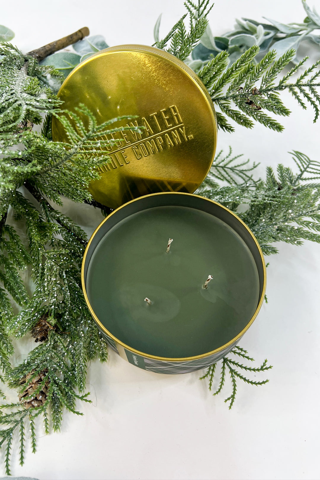 Holiday 3 Wick Candle | Festive Frasier