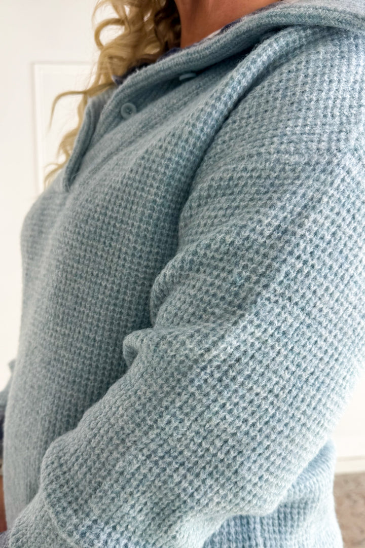 Essential Wool Waffle Knit Pullover Sweater