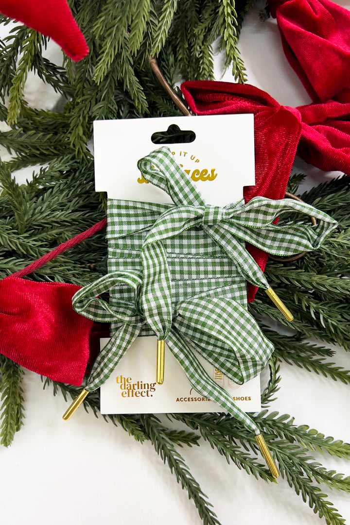 Step It Up Gingham Shoelaces