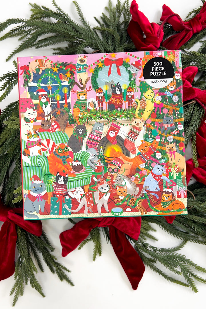 Merry Catmas! 500 Piece Family Puzzle