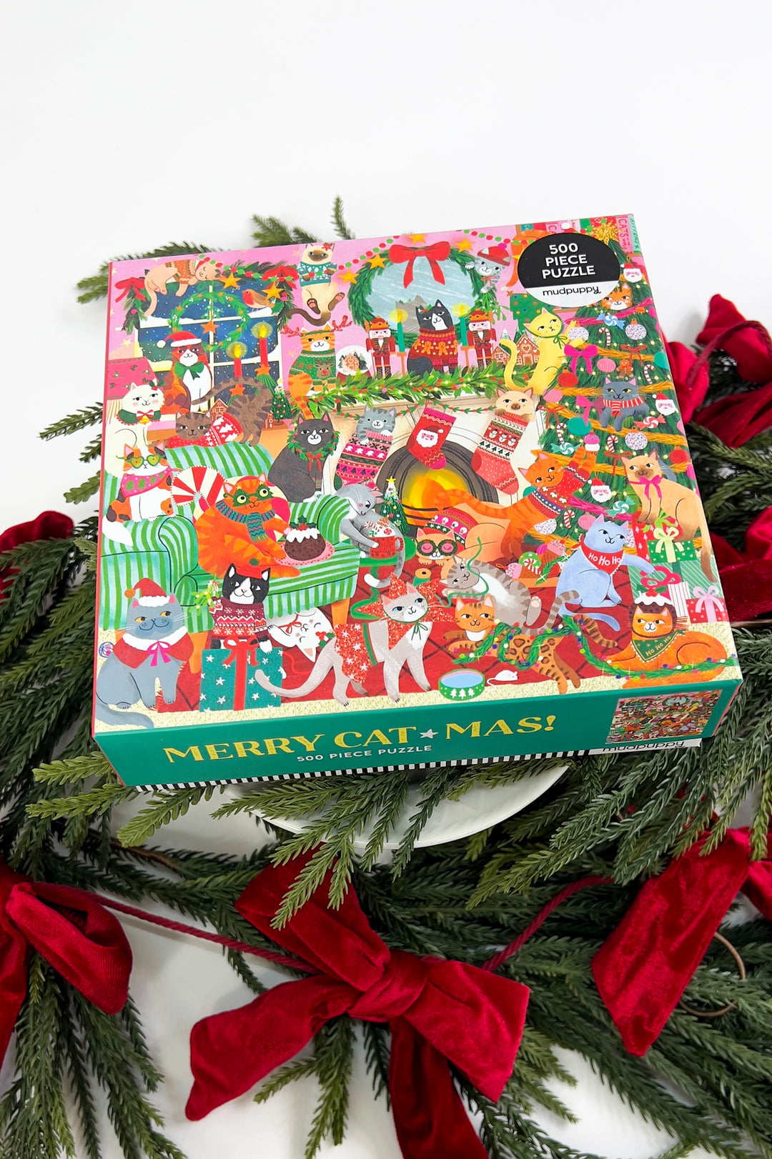 Merry Catmas! 500 Piece Family Puzzle