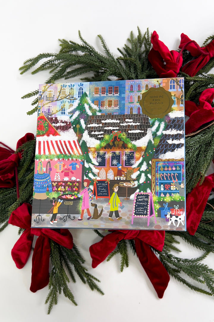 Joy Laforme Merry Market 1000 Piece Foil Puzzle
