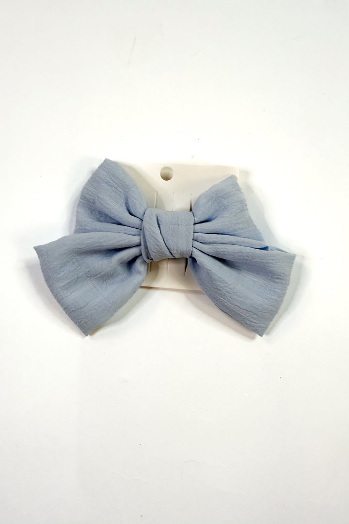 Pretty Girl Blue Hair Bow Clips
